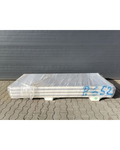 Sandwichplatten 80 mm Wand RAL 9006 Sonderposten Paket 652B