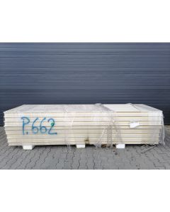 Sandwichplatten 100 mm Wand RAL 1015 Sonderposten Paket 662B