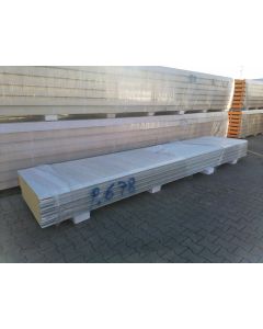 Sandwichplatten 80 mm Wand II. Wahl weiß Paket 678B