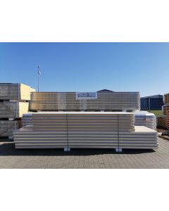 Sandwichplatten 100 mm Wand II. Wahl RAL 1015 Paket 698B