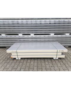 Sandwichplatten 120 mm Wand II. Wahl RAL 9006 Paket 712B