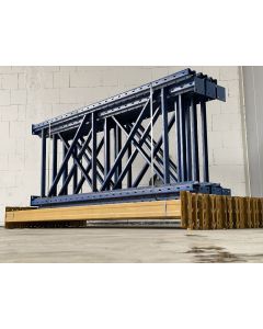 Palettenregalanlage Palettenregal Eurostock AS / gebraucht / Regalständer: 2.500 x 1.000 mm / Lichte Weite: 2.700 mm // Regallänge: 14,10 lfm.
