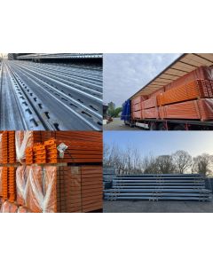 Palettenregalanlage Palettenregal neu & gebraucht / Stow Pal Rack NS / Regalständer: 2.300 mm x 1.500 mm / Lichte Weite: 2.700 mm / Regallänge: Auswählbar