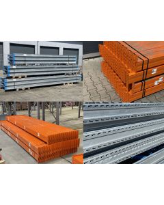 Palettenregalanlage Palettenregal gebraucht / Stow Pal Rack NS / Regalständer: 2.300 mm x 1.100 mm / Lichte Weite: 3.600 mm / Regallänge: Auswählbar