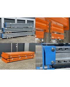 Palettenregalanlage Palettenregal gebraucht / Stow Pal Rack NS / Regalständer: 3.100 mm x 1.100 mm / Lichte Weite: 3.600 mm / Regallänge: Auswählbar