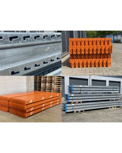Palettenregalanlage Palettenregal gebraucht / Stow Pal Rack NS / Regalständer: 4.700 mm x 1.100 mm / Lichte Weite: 3.600 mm / Regallänge: Auswählbar