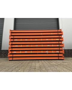 Palettenregaltraverse Traverse Palettenregal gebraucht / Dexion P90 / 3.000 mm / I: 120 x 50 mm / 1.800 kg / orange / 5 HK