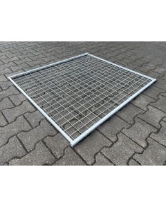 Rückwandgitter, gebraucht / 1.100 x 1.000 mm / cremeweiß 