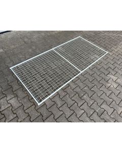 Rückwandgitter, gebraucht / 2.200 x 1.000 mm / cremeweiß 