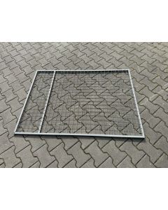 Rückwandgitter Gitter f. Palettenregale, gebraucht | Gesamtbreite: 1.390 mm | Gesamthöhe: 1.000 mm | Materialfarbe: grau