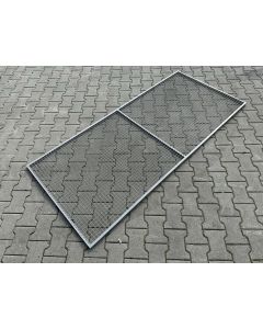 Rückwandgitter Gitter f. Palettenregale, gebraucht | Gesamtbreite: 2.200 mm | Gesamthöhe: 980 mm | Materialfarbe: grau