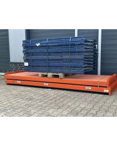 Palettenregalanlage Palettenregal, gebraucht | Mecalux | Regalständer: 2.000 x 1.100 mm | Lichte Weite: 3.300 mm | Regallänge: 30,70 lfm.