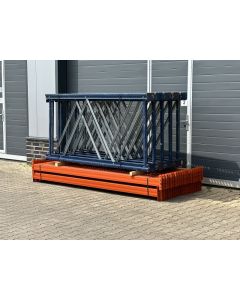Palettenregalanlage Palettenregal | neu & gebraucht | Mecalux | Regalständer: 2.300 x 1.100 mm | Lichte Weite: 2.700 mm | Regallänge: 25,30 lfm.