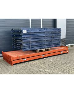 Palettenregalanlage Palettenregal, gebraucht | Mecalux | Regalständer: 2.300 x 1.100 mm | Lichte Weite: 3.300 mm | Regallänge: 30,70 lfm.