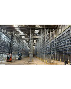 Palettenregalanlage Palettenregal, gebraucht | SSI Schäfer PR 600 | Regalständer: 12.100 x 1.050 mm | Lichte Weite: 1.800 mm | Regallänge: Auswählbar
