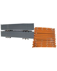 Palettenregalanlage Palettenregal gebraucht / Stow Pal Rack NS / Regalständer: 4.500 mm x 1.100 mm / Lichte Weite: 3.600 mm / Regallänge: Auswählbar