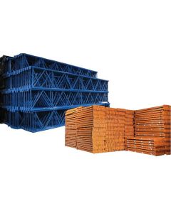 Palettenregalanlage Palettenregal, gebraucht | Stow Pal Rack NS | Regalständer: 8.110 x 1.100 mm | Lichte Weite: 3.600 mm | Regallänge: Auswählbar