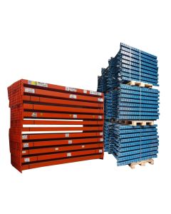 Palettenregalanlage, gebraucht / Redirack / Regalständer: 1.500 mm x 1.050 mm / Lichte Weite: 3.260 mm // Regallänge: Auswählbar 