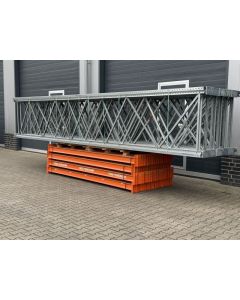 Palettenregalanlage Palettenregal, gebraucht | Dexion P 90 | Regalständer: 6.000 x 1.100 mm | Lichte Weite: 3.000 mm | orange | Regallänge: 28,00 lfm.