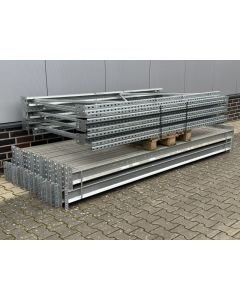 Palettenregalanlage Palettenregal, gebraucht | Dexion P 90 | Regalständer: 2.500 x 1.100 mm | Lichte Weite: 2.695 mm | Regallänge: Auswählbar