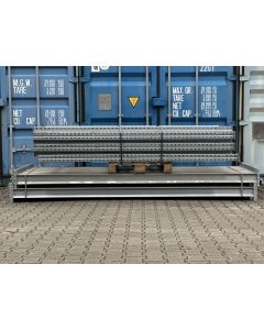 Palettenregalanlage Palettenregal, gebraucht | Dexion P 90 | Regalständer: 2.500 x 1.100 mm | Lichte Weite: 3.000 mm | Regallänge: Auswählbar