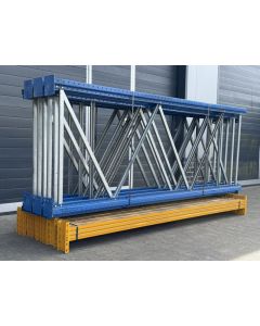 Palettenregalanlage Palettenregal, gebraucht | Jung Heinrich Esmena | Regalständer: 3.000 x 1.100 mm | Lichte Weite: 2.707 mm | Regallänge: 14,14 lfm.