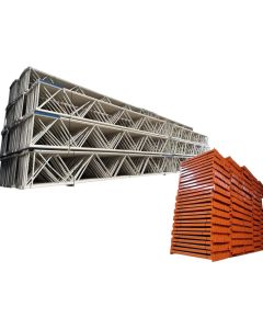 Palettenregalanlage Palettenregal, gebraucht | Nedcon NS | Regalständer: 9.000 x 1.100 mm | lichte Weite: 1.900 mm | Regallänge: Auswählbar
