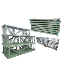 Palettenregalanlage Palettenregal, gebraucht | SSI Schäfer PR 400 | Regalständer: 4.020 x 950 mm | Lichte Weite: 2.700 mm | inkl. Tiefenstegrahmen | Regallänge: Auswählbar
