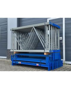 Palettenregalanlage Palettenregal, gebraucht | SSI Schäfer | Regalständer: 2.000 x 1.050 mm | Lichte Weite: 1.800 mm | Regallänge: 24,45 lfm. 