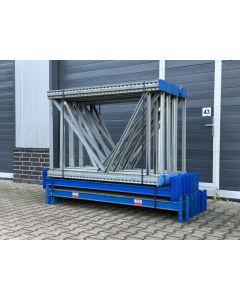 Palettenregalanlage Palettenregal, gebraucht | SSI Schäfer | Regalständer: 1.600 x 1.050 mm | Lichte Weite: 1.800 mm | Regallänge: 13,40 lfm.