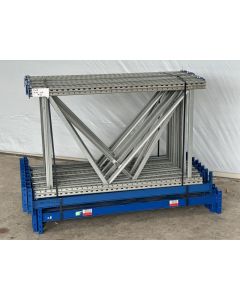 Palettenregalanlage Palettenregal, gebraucht | SSI Schäfer | Regalständer: 1.700 x 1.050 mm | Lichte Weite: 1.800 mm | Regallänge: 15,21 lfm.