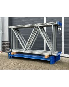 Palettenregalanlage Palettenregal, gebraucht | SSI Schäfer | Regalständer: 2.100 x 1.050 mm | Lichte Weite: 1.800 mm | Regallänge: 7,65 lfm.