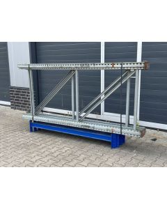 Palettenregalanlage Palettenregal, gebraucht | SSI Schäfer | Regalständer: 2.500 x 1.100 mm | Lichte Weite: 1.800 mm | Regallänge: 2,08 lfm.