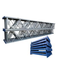 Palettenregalanlage Palettenregal, gebraucht | SSI Schäfer PR 600 | Regalständer: 8.500 x 1.050 mm | Lichte Weite: 1.800 mm | Regallänge: Auswählbar