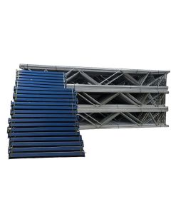 Palettenregalanlage Palettenregal, II. Wahl & gebraucht | SSI Schäfer PR 600 | Regalständer: 8.000 x 1.050 mm | Lichte Weite: 2.900 mm | Regallänge: Auswählbar