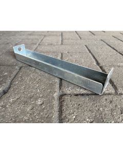 Regalverbinder Verbinder f. Palettenregale gebraucht / Stow NS / Gesamtlänge: 250 mm / sendzimir verzinkt