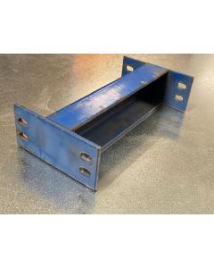 Regalverbinder, gebraucht / Vogelsang NS / lichte Weite 250 mm / Profilabm.: U 62 x 45 mm / blau 