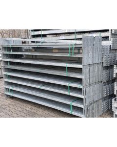 Durchschubsicherung f. Doppelregalreihen Palettenregale gebraucht / SSI Schäfer / Gesamtlänge: ca. 2.700 mm / U: 50 x 50 mm 