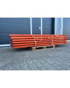 Palettenregaltraverse, gebraucht / Schraubtraverse / 2.700 mm / IPE Profil: 100 x 55 mm / 5 Bohrlöcher 