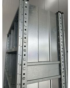 Seitenwand für Fachbodenregal Fachboden Magazinregal, gebraucht | SSI Schäfer R 3000 | für Ständertiefe: 400 mm | Gesamthöhe: 2.275 mm | sendzimir verzinkt