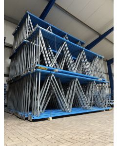 Palettenregalständer Regalständer Palettenregal, gebraucht | Stow Pal Rack NS | Ständerhöhe: 4.500 mm | Ständertiefe: 1.450mm | blau
