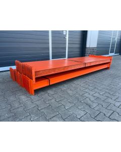 Stahlträger IPE-Träger gebraucht / Länge: 2.700 mm / Profilabm.: IPE 100 x 55 mm / orange 