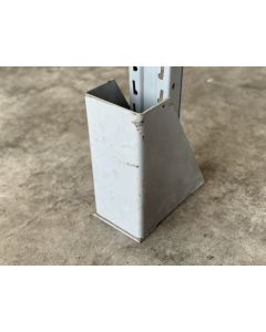 U - Anfahrschutzecke Rammschutz Rammschutzecke, gebraucht | Gesamthöhe: 305 mm | Gesamtbreite: ca. 140 mm | Materialfarbe: grau
