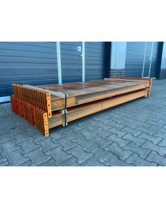 Palettenregaltraverse, gebraucht / Meta (Thyssen) / 2.700 mm / INP: 120 x 58 mm