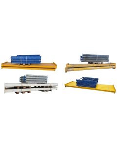 Palettenregal Restpostenpaket, Regallänge: 17,60 - 20,65 lfm. Regalständer: 2.000 x 900 - 1.200 mm 