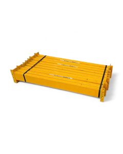 Palettenregaltraverse Traverse Palettenregal, gebraucht | Jung Heinrich Esmena | lichte Weite: 1.100 mm | K: 115 x 40 mm | gelb