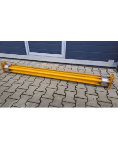 Palettenregaltraverse Traverse Palettenregal, gebraucht | Jung Heinrich Esmena | lichte Weite: 1.805 mm | Z: 110 x 40 mm | gelb