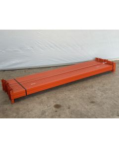 Palettenregaltraverse Traverse Palettenregal | Meta (Thyssen) | Lichte Weite: 2.700 mm | Kastenprofil: 140 x 50 mm | orange