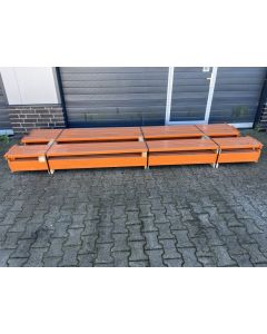 Palettenregaltraverse Traverse Palettenregal, gebraucht | Nedcon AS | Lichte Weite: 3.450 mm | K: 150 x 40 mm | orange