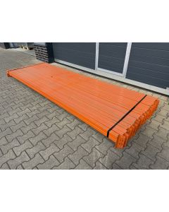 Palettenregaltraverse Traverse Palettenregal, gebraucht | Polypal Stockpal | lichte Weite: 3.515 mm | Kopftraversen | K: 100 x 50 mm | orange